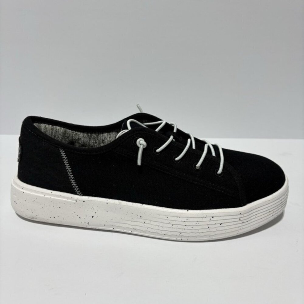 Hey Dude Men’s Cody Sport Mesh Black Slip-On Shoes, Size 8 M